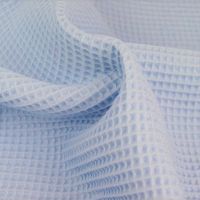 Wafelstof wafeldoek licht blauw