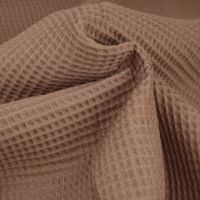 Wafelstof wafeldoek taupe