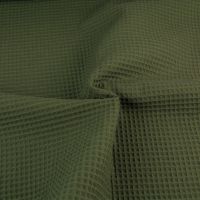 Wafelstof wafeldoek donker groen