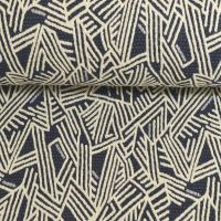 Exclusieve jacquard jeans blauw
