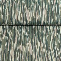 Exclusieve jacquard groen beige  boomschors effect
