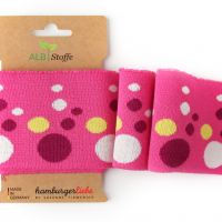 Hamburger liebe Cuff me icon 8cm hoog 110cm breed col 11 rose met noppen