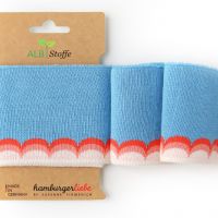 Hamburger liebe Cuff me icon 8cm hoog 110cm breed col 04 licht blauw