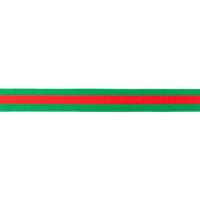 ribsband groen rood 15mm