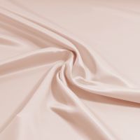 Crepe satijn pastel licht rose kleur 020