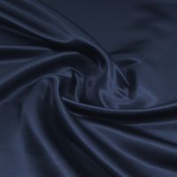 Crepe satijn marine donker blauw kleur 50