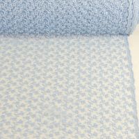 Kant tule brodé kleur 003 licht blauw