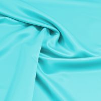 Crepe satijn aqua blauw kleur 104