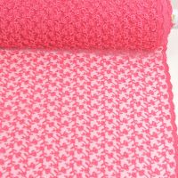 Kant tule brodé kleur  063 fuchsia