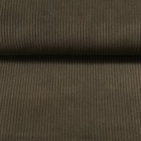 Ribfluweel / washed cord donker bruin