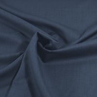 Super 120's cool wool staal blauw melange