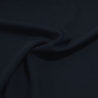 Wol  crepe  Kleur donker blauw
