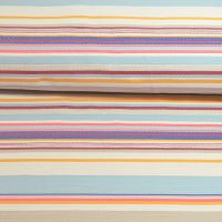 Exclusieve jacquard streep canvas met neon