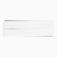 Biasband 20mm katoen 5 meter per kaart kleur 009 wit