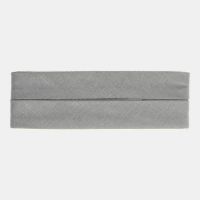 Biasband 20mm katoen 5 meter per kaart kleur 004  midden  grijs