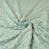 Minky dots fleece oud groen