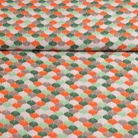 Micro retro oranje groen