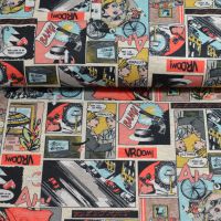 french terry / swaet stof strip comics