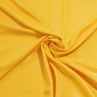 voile / chiffon met glanzende folie druk geel
