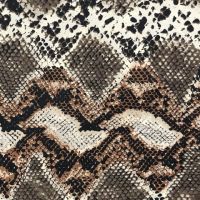 Micro animal print snake grijs bruin kleur 003
