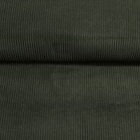 Ribfluweel / washed cord donker groen / hunter