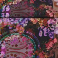 Exclusieve zijde   italiaans design bohemian paars