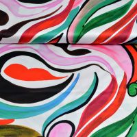 Satijn duchesse italiaans design colorfull