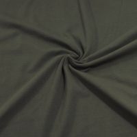 Tricot katoen  leger groen kleur 127