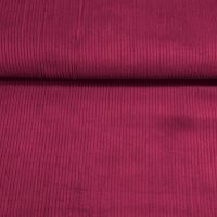 Ribfluweel / washed cord dark pink / cerise