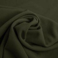 scuba crepe twill stretch mos groen