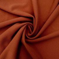 scuba crepe twill stretch brique