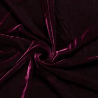 Stretch velours  / fluweel Mobra velours rekbaar wijn rood