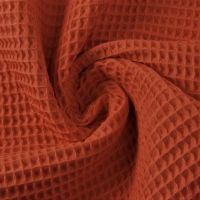 Wafelstof wafeldoek brique