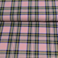Exclusieve wol ruit roze  Italiaans design