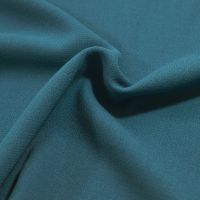 Dubbel crepe wol Kleur 0328 petrol