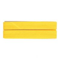 Biasband 20mm katoen 5 meter per kaart kleur 645 geel