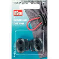 Koordstopper zwart 2 stuks prym 416 657