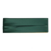 Satijn biasband 15mm kaart 2mtr  kleur 410 donker groen