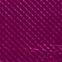 Doorgestikte stepped metalic look fuchsia