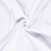 Hydrofiel katoen  / muslin katoen wit 3 laags
