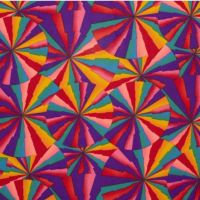 Bi-stretch / texture parosal multi colors fuchsia