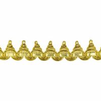 Goud sierband druppel 2cm