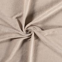 Stretch badstof / tricot badstof zand kleur 52