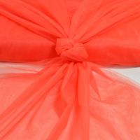 Soft stretch tule kleur 960 oranje  2.70mtr breed
