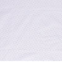 Broderie bloementjes wit