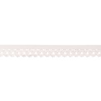 Elastisch Kant  afwerkrand Offwhite +/- 20mm