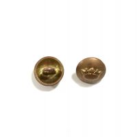 knoop brons bol met kroontje 10mm