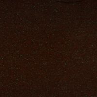 Sweat brushed  gespikkeld bruin met petrol poppy 15
