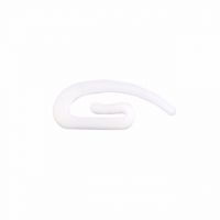 Krulhaak nylon wit  