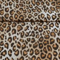 Exclusieve zijde Italiaans design panter leopard 